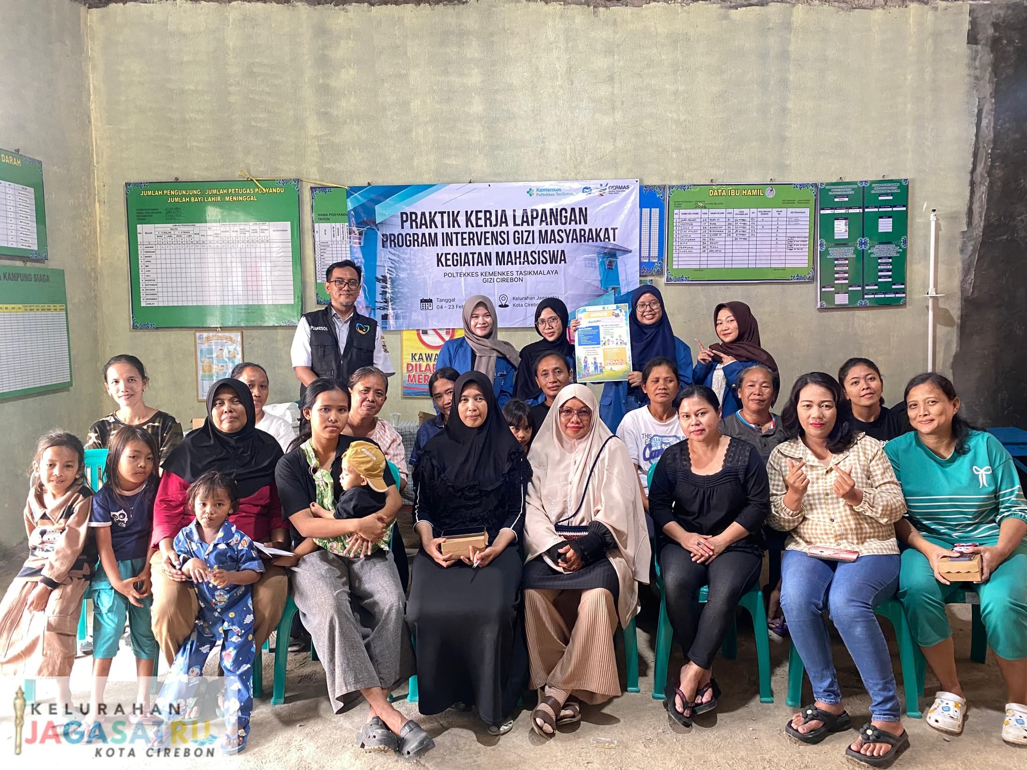 Pendampingan PKL Mahasiswa Poltekkes dan Sosialisasi Intervensi Gizi di RW 02 Kutagara Selatan