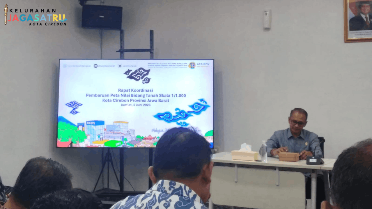 Rapat Koordinasi Pembaruan Peta Nilai Bidang Tanah di Kantor Pertanahan Kota Cirebon