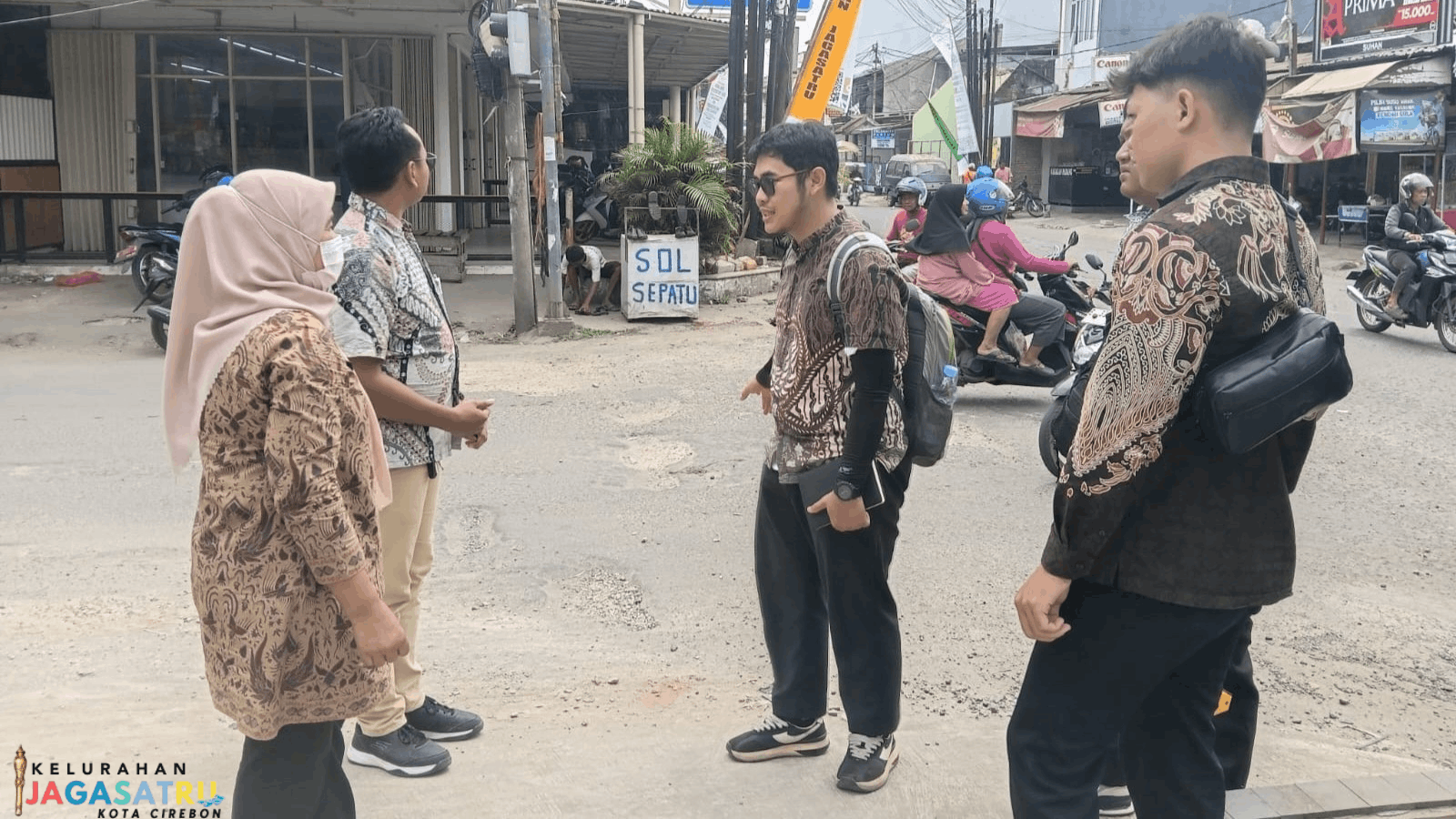 Survei Saluran Drainase di Jalan Kutagara oleh Dinas Pekerjaan Umum