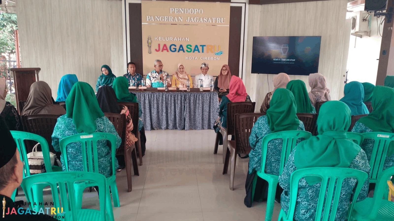 Pisah Sambut Lurah dan Ketua TPPKK Kelurahan Jagasatru
